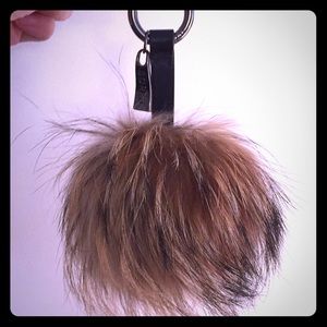 Sorial Authentic fur Pom Pom keychain